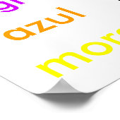 Affiche espagnole des effets Stroup (Coin)