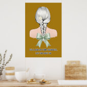 Affiche esthétique Coquette Self Care Bow & Daisie (Cuisine)