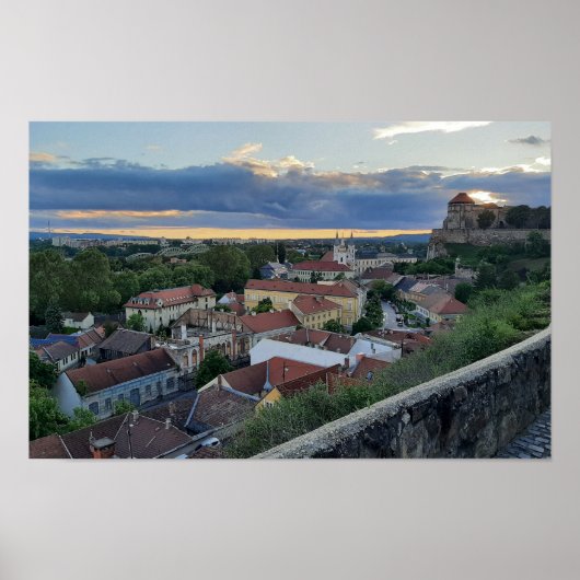 Affiche Esztergom Hongrie (Devant)