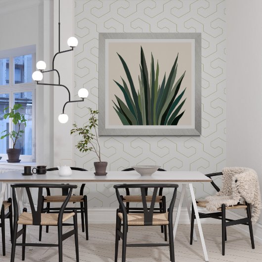 Affiche et impression téléchargeable d'Agave du dé