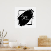 Affiche et impressions Amour & Paix (Cuisine)