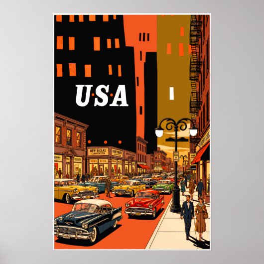 Affiche États-Unis (Devant)