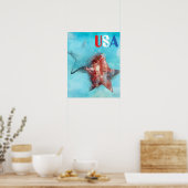 Affiche États-Unis (Cuisine)