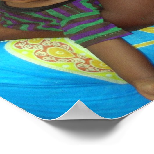 Affiche éthiopienne mère et enfant (Coin)