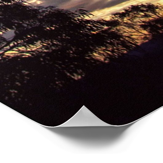 Affiche étincelante Skyscape (Coin)