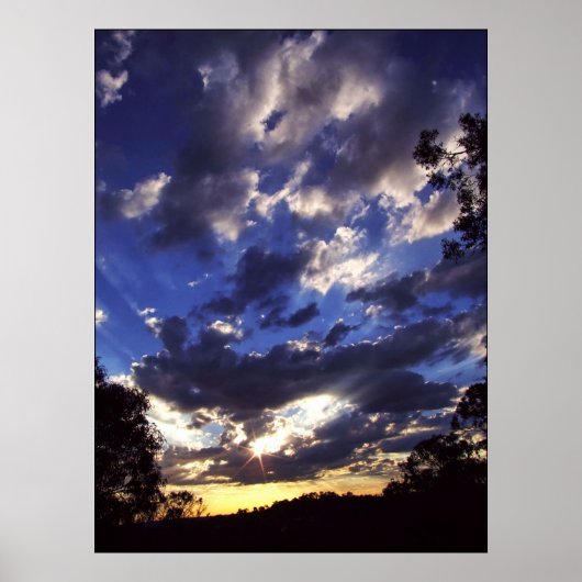 Affiche étincelante Skyscape (Devant)