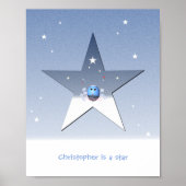 Affiche étoile pour enfants (Devant)