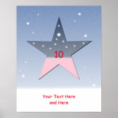 Affiche étoile pour enfants (Devant)