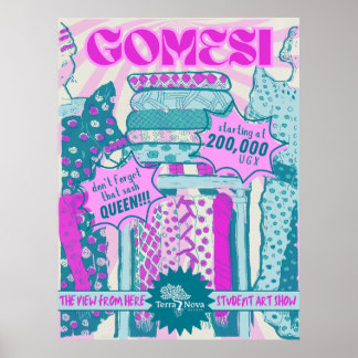 Affiche étudiante TNU Gomesi