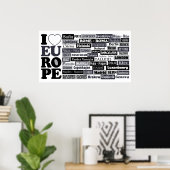 Affiche européenne du voyageur (Bureau à domicile)