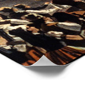 Affiche Excelsior 1883 Brooklyn Bridge New York (Coin)