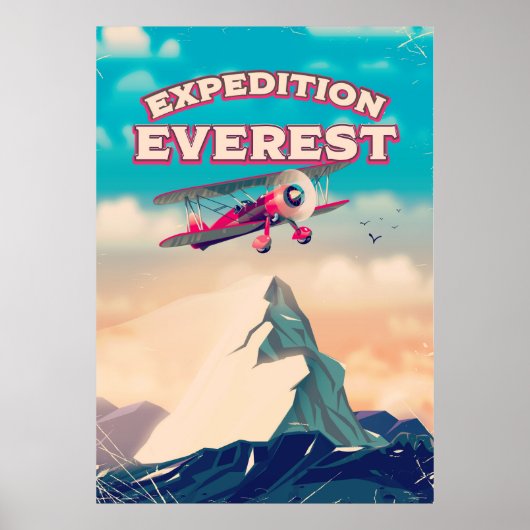Affiche Expédition Everest Travel (Devant)