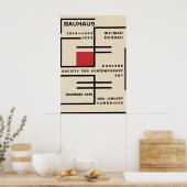 Affiche Exposition de design Bauhaus Cambridge 192 (Cuisine)
