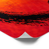 Affiche Expressionniste de Panthère Noire dans des (Coin)