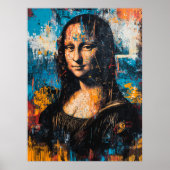 Affiche Expressionniste Mona Lisa – Contemporain A (Devant)