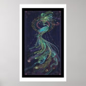 affiche extraordinaire, affiche paon . (Devant)