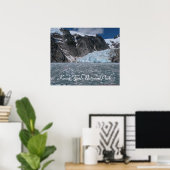 Affiche Extraordinaire du glacier de l'Alaska Kena (Bureau à domicile)
