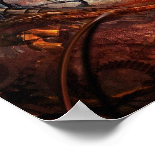 Affiche EYE TECH STEAMPUNK (Coin)