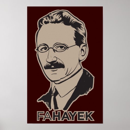 Affiche FA Hayek (Devant)