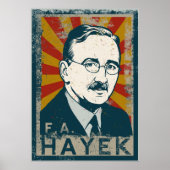 Affiche FA Hayek (Devant)