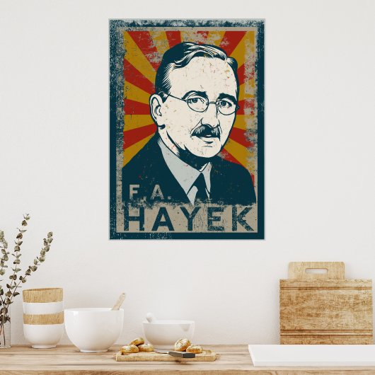 Affiche FA Hayek (Cuisine)
