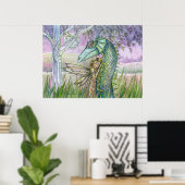 Affiche Fairy Dragon par Molly Harrison (Bureau à domicile)