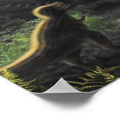 Affiche familiale T.rex (Coin)