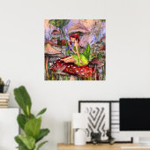 Affiche Fantastique de Champignons (Bureau à domicile)