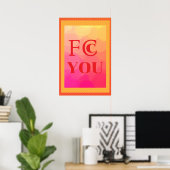 Affiche FCC YOU (Bureau à domicile)