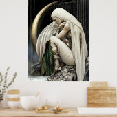 Affiche FD2 Croissant de Lune Enchanté Déesse 29 (Cuisine)
