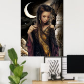 Affiche FD2 Croissant de Lune Enchantée Déesse 2 (Bureau à domicile)