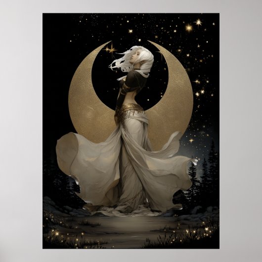 Affiche FD2 Enchanted 12 Déesse du Croissant de Lu (Devant)