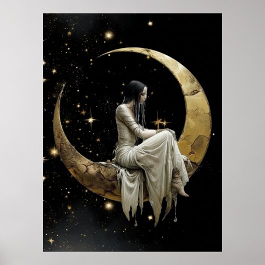 Affiche FD2 Enchantée 9 Déesse de la Lune Croissan (Devant)