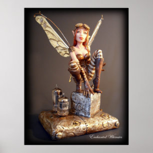 Affiche "fée de Steampunk "
