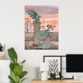 Affiche Fée et Dragon La Haute Cour (Bureau à domicile)