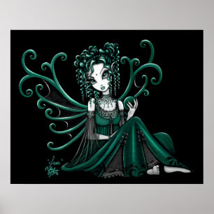 Affiche féerique verte de "Jesse"