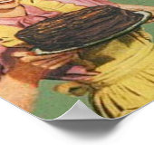 affiche féminine style années 60 drôle (Coin)