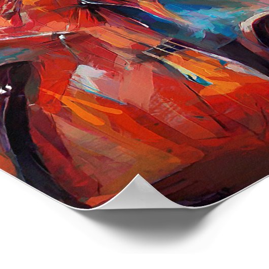 affiche féminine violoncelle (Coin)