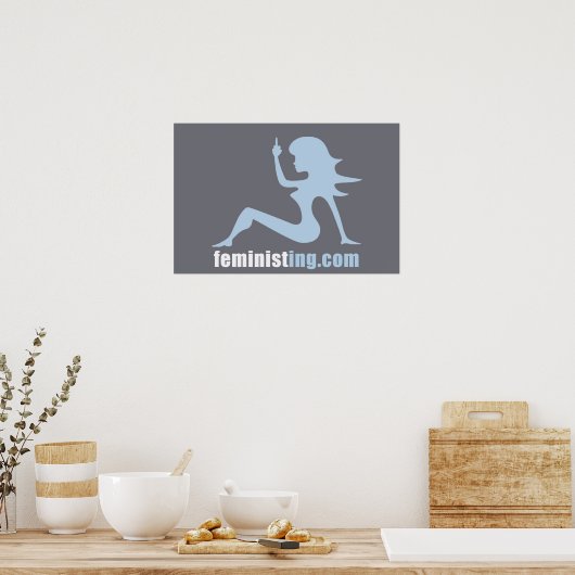 Affiche féministe (Cuisine)