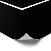 Affiche FEMME ART DÉCO Noir Blanc (Coin)