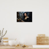 Affiche - Femme buvant du thé (Cuisine)