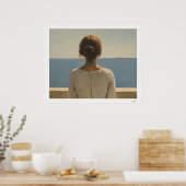 Affiche Femme face à la mer (Cuisine)