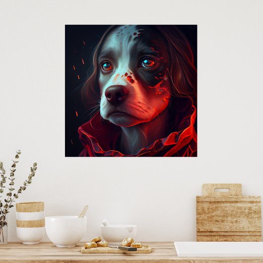 Affiche femme fanatsy (Cuisine)