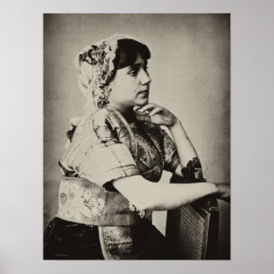Affiche : Femme maure, Tanger, Maroc, 1898