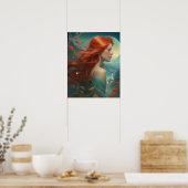 Affiche - Femme rousse (Cuisine)