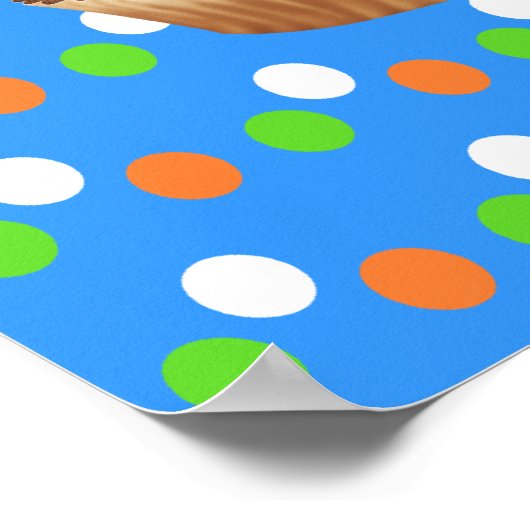 Affiche Femmes brillantes et cupcakes (Coin)