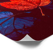 Affiche feuille abstraite (Coin)