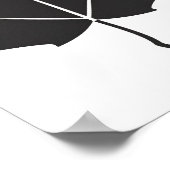 affiche feuille d'érable (Coin)