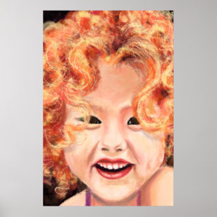 Affiche Fille Rousse - Peinture Originale