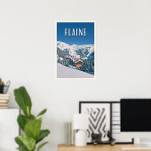 Affiche Flaine Poster (Thuiskantoor)